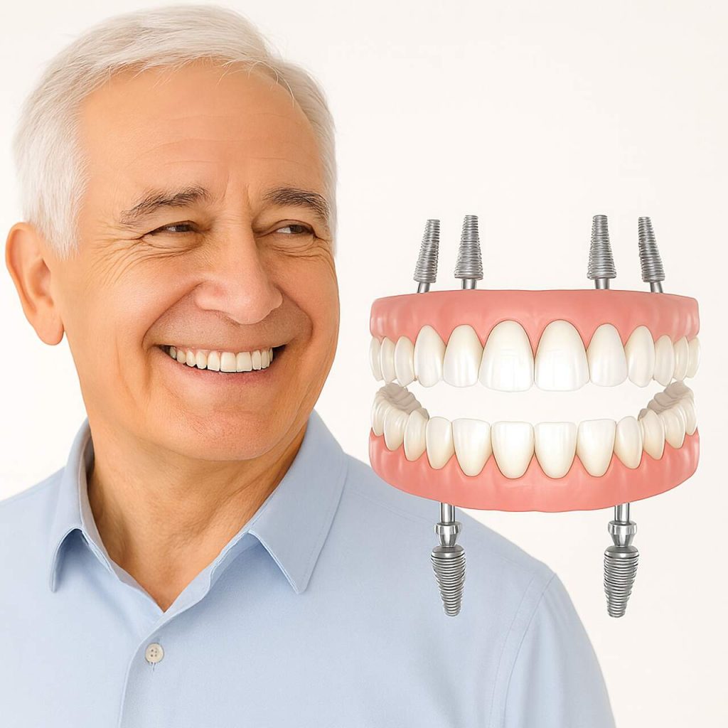 Cansado de sofrer com a dentadura