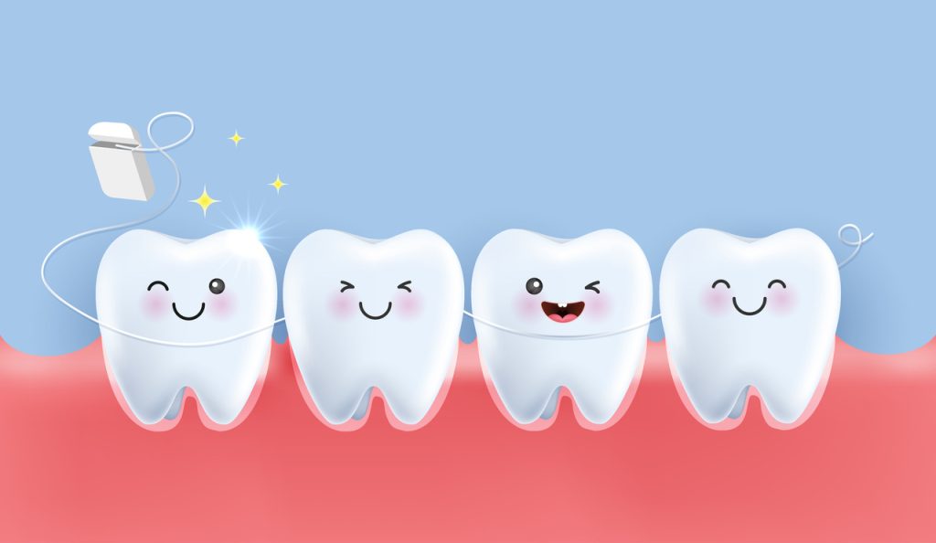 Só sangra quando eu passo o fio dental… por isso eu não uso